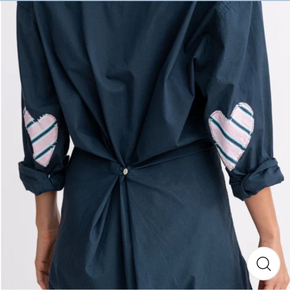 KERRI ROSENTHAL Lilli Shirt Dress In Midnight